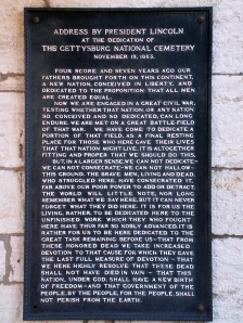 Copy of the Address in the cemetery at Antietam